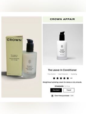 Crown Affair The Leave-In Conditioner 5.1 fl oz / 150 ml